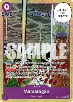One Piece - English - Mamaragan - OP15-078 - SR - NM - Image 1