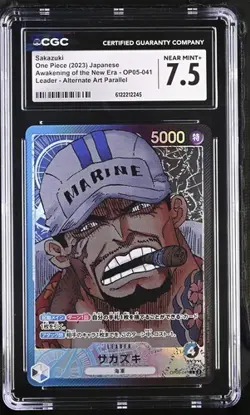 ✨✨ CGC 7.5 One Piece Sakazuki OP05-041 Leader Alt Art Japanese - Image 1