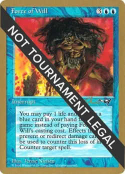 MTG English Force of Will - 1997 Paul McCabe (ALL) NM Normal - Image 1