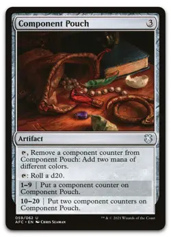 Component Pouch #59 (LP) Forgotten Realms AFC Magic MTG - Image 1