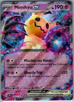 Mimikyu ex 069/159 SV09: Journey Together - Pokemon Card - NM - Image 1