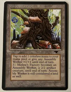 Magic The Gathering MTG MISHRA’S FACTORY Spring Antiquities Card! - Image 1