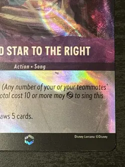 Disney Lorcana Second Star to the Right (Enchanted) Holo Ursula's Return 210/204 - Image 4