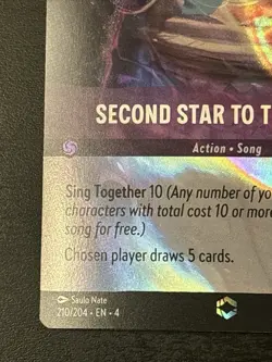 Disney Lorcana Second Star to the Right (Enchanted) Holo Ursula's Return 210/204 - Image 5