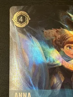 Disney Lorcana Enchanted Anna - True-Hearted Card 217/204 Ursula’s Return Set 4 - Image 2