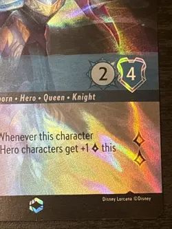 Disney Lorcana Enchanted Anna - True-Hearted Card 217/204 Ursula’s Return Set 4 - Image 4