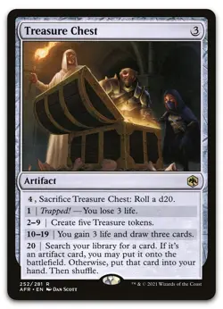 Treasure Chest #252 (LP) Forgotten Realms AFR Magic MTG - Image 1