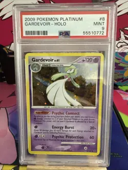 Pokemon Card PSA 9 Low Pop 52 2009 Platinum Gardevoir Holo - Image 1