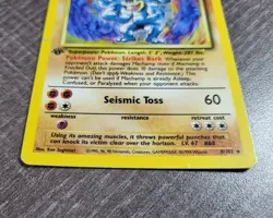 Machamp Base Set Holo Pokemon Card 8/102 HP - Image 2