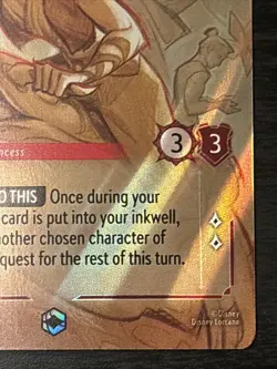 Disney Lorcana Azurite Sea Raya Kumandran Rider Enchanted Foil Card 214/204 Nm - Image 4