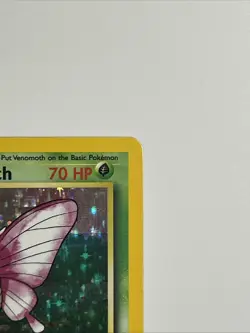 Pokemon TCG Venomoth 13/64 Jungle 1999 Holo Rare Card Holo Hp/Played Vintage - Image 2