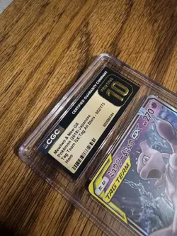 CGC 10 Mewtwo & Mew GX Pokemon (2019) Japanese Miracle Twin - 097/094 SR - Image 4