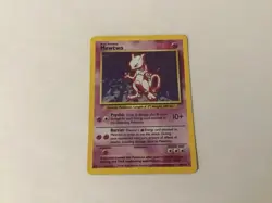 Mewtwo 10/102 Pokemon TCG 1999 Base Set Holo Unlimited Rare - Image 1
