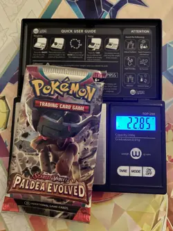 Very Heavy! 22.85g Pokemon Sealed Paldea Evolved Booster Pack - Image 1