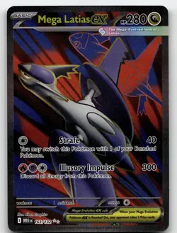 MEGA LATIAS EX 163/132 ULTRA RARE MEGA EVOLUTION POKEMON NEAR MINT - Image 2