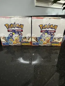 Pokemon TCG Surging Sparks Factory Sealed Booster Box 36 Packs X2 Pikachu - Image 1