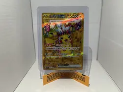 Pikachu EX Ultra Rare Full Art Holo 136/106 Sv8 Japanese Pokemon TCG 2023 - Image 2