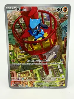 Pokemon Riolu Mega Evolution Black Star Promo 010 - Image 1