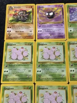 Pokemon Fossil And Jungle - Common And Uncommon Lot - Lot Of 19 - Image 2