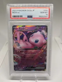Pokemon 2023 Mew EX SV2a Japanese PSA 10 - Image 1