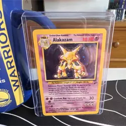 Pokemon Alakazam Base Set Holo Card 1/102 1999 English Stage 2 Ken Sugimori - Image 1