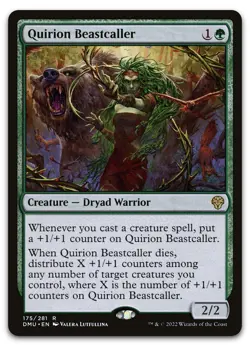 Quirion Beastcaller #175 (LP) Dominaria United DMU Magic MTG - Image 1