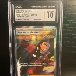 CGC 10 GEM MINT Explorer's Guidance 200/162 Temporal Forces RARE Pokemon Card - Image 3