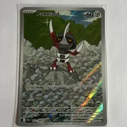 Pokemon TCG Pawniard 142/086 Sv: Black Bolt Illustration Rare Holo 60 HP - Image 1