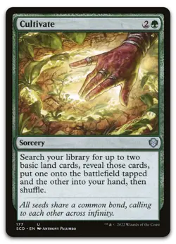 Cultivate #177 (NM) Starter Commander SCD Magic MTG - Image 1