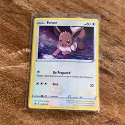 Pokemon Eevee SWSH127 SWSH: Sword & Shield Promo Holo Basic 60 HP - Image 1
