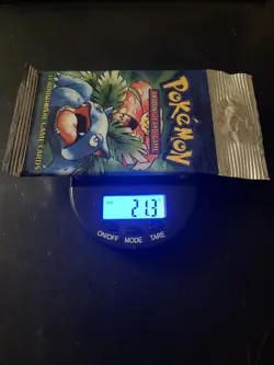 1999 Pokemon Factory Sealed Base Set Venusaur Art Booster Pack Heavy - Image 1