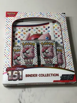 Pokemon 151 Binder Collection Sealed Ships Same Day - Image 1