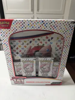 Pokemon 151 Binder Collection Sealed Ships Same Day - Image 2