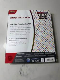 Pokemon 151 Binder Collection Sealed Ships Same Day - Image 5