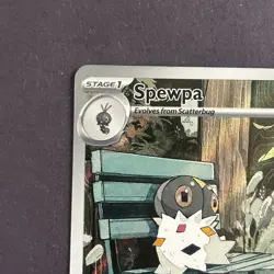 Pokemon TCG Perfect Order Spewpa 089/088 Rare Full Art Holo NM - Image 2