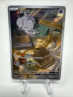 Pokemon Espurr IR Illustration Rare Full Art Near Mint Perfect Order 095/088 - Image 1