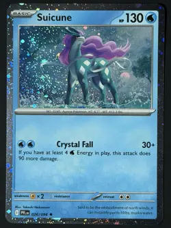 Suicune (Cosmos Holo) 026/094 Phantasmal Flames NM w/ SWIRL 🌀 Pokemon TCG - Image 3