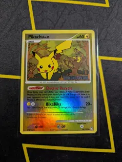 Pikachu - 94/123 (Diamond & Pearl) Stamped Reverse Holo Pokemon TCG NM - Image 1