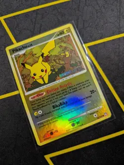 Pikachu - 94/123 (Diamond & Pearl) Stamped Reverse Holo Pokemon TCG NM - Image 2