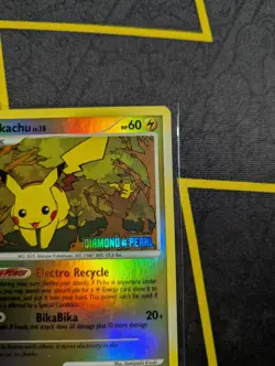 Pikachu - 94/123 (Diamond & Pearl) Stamped Reverse Holo Pokemon TCG NM - Image 5