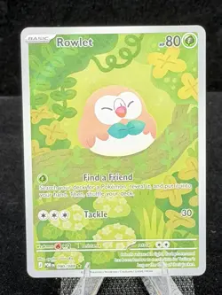 Pokemon-Mega Evolution: Perfect Order-Rowlet-090/088-Illustration Rare-M/NM - Image 4