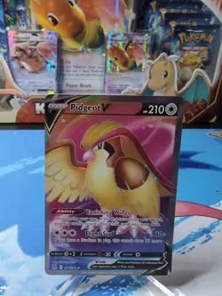 Pidgeot V (Full Art) 188/196 - SWSH11: Lost Origin Ultra Rare Pokemon TCG NM - Image 1