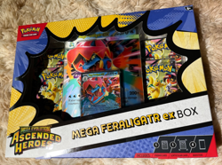 Pokemon Mega Feraligatr EX Box Mega Evolution Ascended Heroes, check description - Image 1