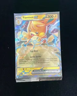 2023 Pokemon TCG ENG OBF EN Obsidian Flames Pawmot ex #073/197 Holo Sealed RB60 - Image 1