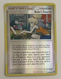Bebe's Search 109/123 Pokemon TCG DP Mysterious Treasures Reverse Holo LP - Image 1