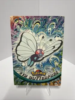 Butterfree #12 2000 Topps series 1 Pokemon TCG Black Logo TV Animation Edition - Image 1
