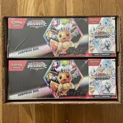 Pokemon Prismatic Evolutions Surprise Box/Booster Sam's Club Bundle (Lot Of 2) - Image 1