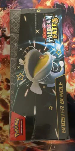 Pokemon TCG PALDEAN FATES (SV4.5) SEALED BOOSTER BUNDLE DISPLAY BOX 10 Bundles - Image 3