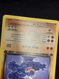 2000 POKEMON TEAM ROCKET 1ST EDITION DARK MACHAMP 27/82 RARE NON HOLO - Image 4