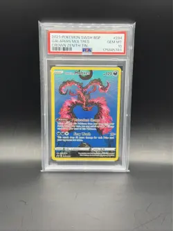 Galarian Moltres # 284 BSP | Pokemon - 2023 Crown Zenith Tin | PSA 10 GEM MT - Image 3